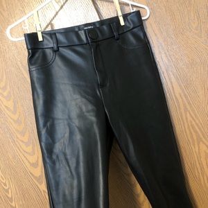 Zara faux leather pants